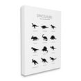 thumbnail image 1 of Stupell Industries Types of Prehistoric Creatures Dinosaur Chart Minimal Silhouettes, 16 x 20, Designed by Martina Pavlova, 1 of 6