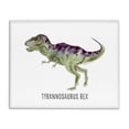 thumbnail image 1 of Stupell Industries Traditional Tyrannosaurus Rex Dinosaur Learning White Framed Giclee Art, 14 x 11, by Brett Blumenthal, 1 of 8