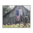 thumbnail image 1 of Stupell Industries Traditional USA Wagon Wheel Barn Gray Framed Giclee Art, 14 x 11, by Kim Allen, 1 of 8
