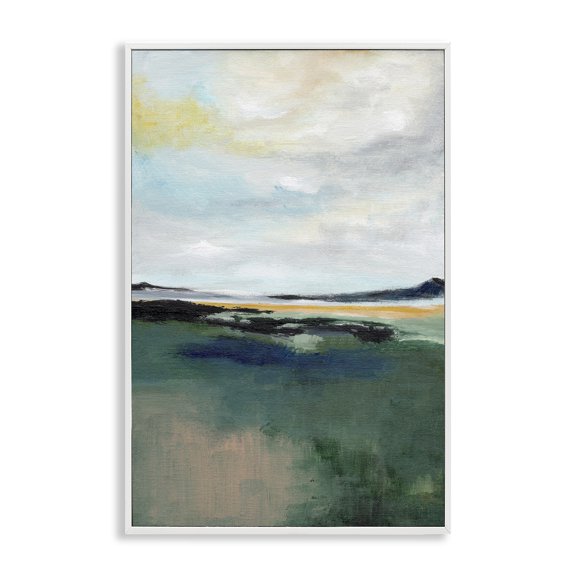 Stupell Industries Umber Landscape Illusion White Framed Giclee Art design by 1x, 24 x 16