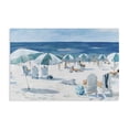 thumbnail image 1 of Stupell Industries Coastal Umbrella Beach Coastal Scene Canvas Art, 24 x 16, by Lorenzo Collective, 1 of 8