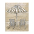 thumbnail image 1 of Stupell Industries Coastal Umbrella & Chairs Drawing Canvas Art, 24 x 30, by Patti Bishop, 1 of 8