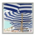 thumbnail image 1 of Stupell Industries Under Beach Umbrellas Nautical & Beach Painting Gray Framed Art Print Wall Art, 24 x 24, 1 of 2