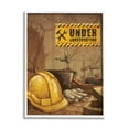 thumbnail image 1 of Stupell Industries Under Construction Hardhat Travel & Places Painting White Framed Art Print Wall Art, 24 x 30, 1 of 9