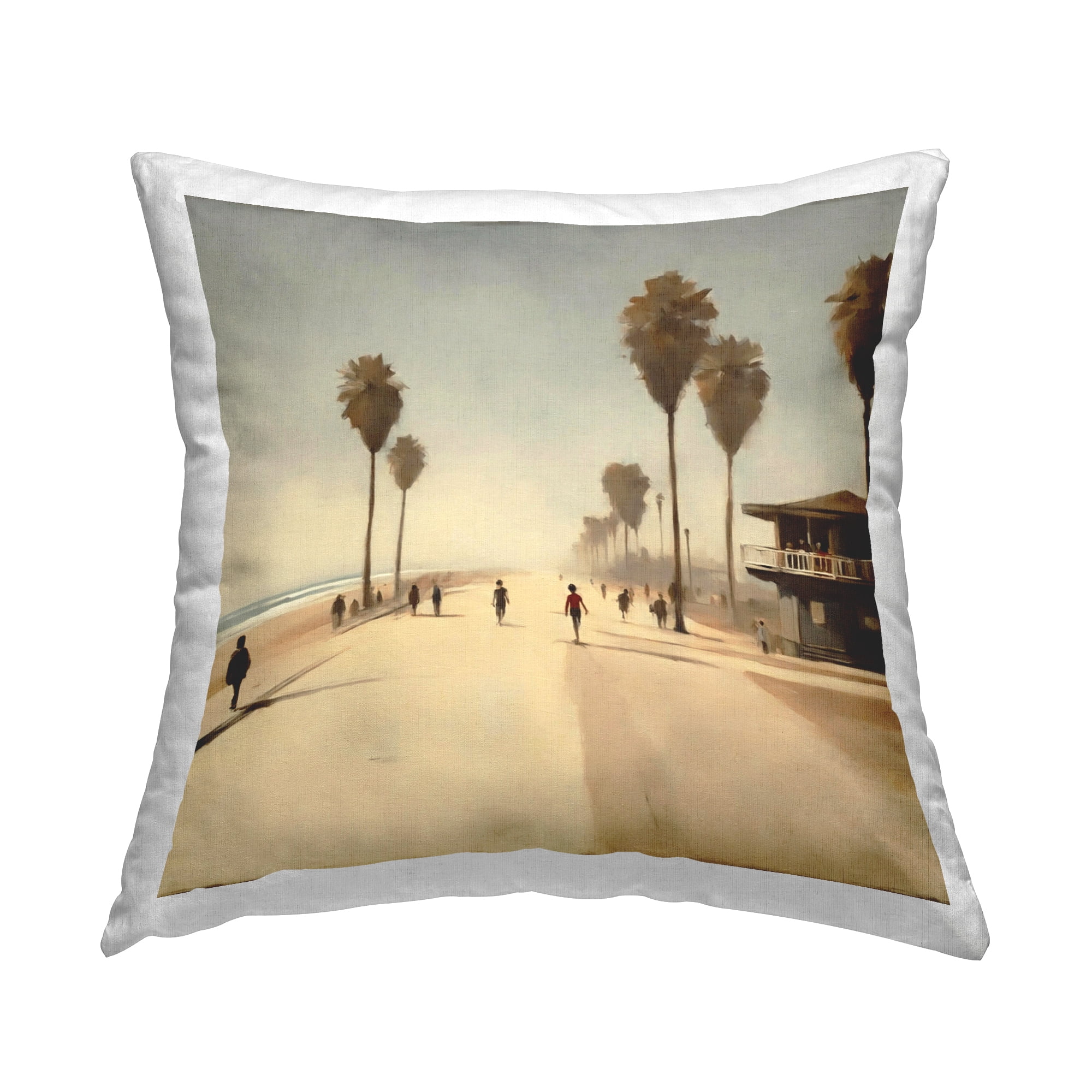 Stupell Industries Under The Pier Classic Car Decorative Printed Throw Pillow Design by Noah Bay.