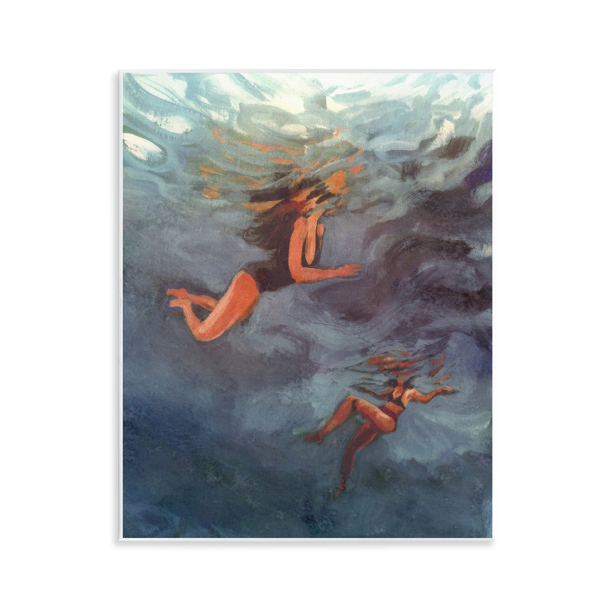Stupell Industries Underwater Summer's Dance Wall Plaque Art, design by Victoria Barnes