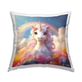 thumbnail image 1 of Stupell Industries Unicorn Among Clouds Decorative Printed Throw Pillow, 18 x 18, 1 of 8