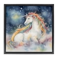 thumbnail image 1 of Stupell Industries Eclectic Unicorn Floating on the Clouds Black Floating Frame Canvas Art, 18 x 18, by Creative Studio, 1 of 8