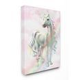 thumbnail image 1 of Stupell Industries Unicorn Rainbow Clouds Pink Children's Dream Fantasy Canvas Wall Art Design by Ziwei Li, 24" x 30", 1 of 6