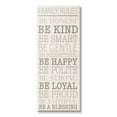 thumbnail image 1 of Stupell Industries Uplifting Family Rules Typography Painting Gallery Wrapped Canvas Art Print Wall Art, 20 x 48, 1 of 8