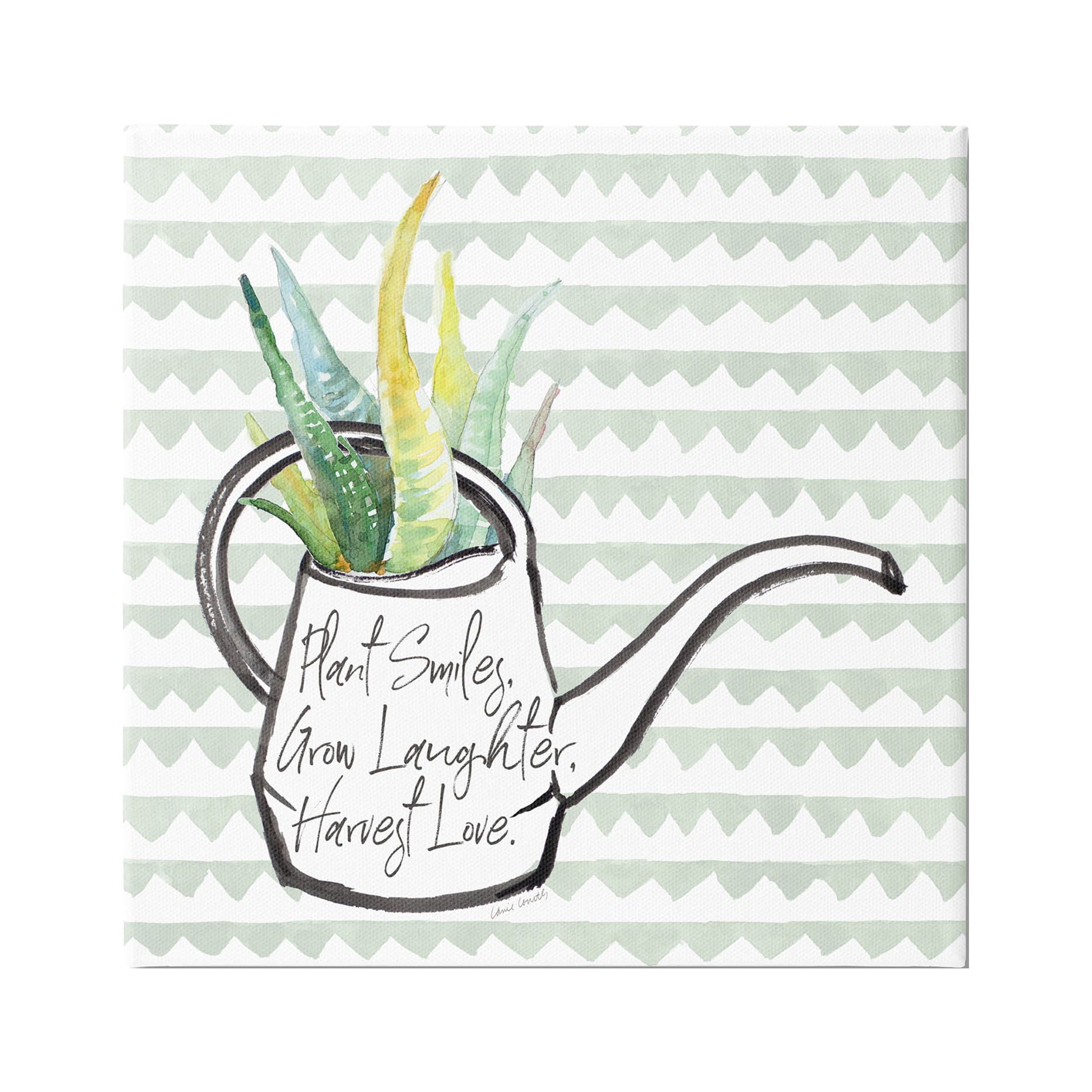 Stupell Industries Uplifting Gardening Quote Graphic Art Gallery Wrapped Canvas Print Wall Art, Design by Lanie Loreth