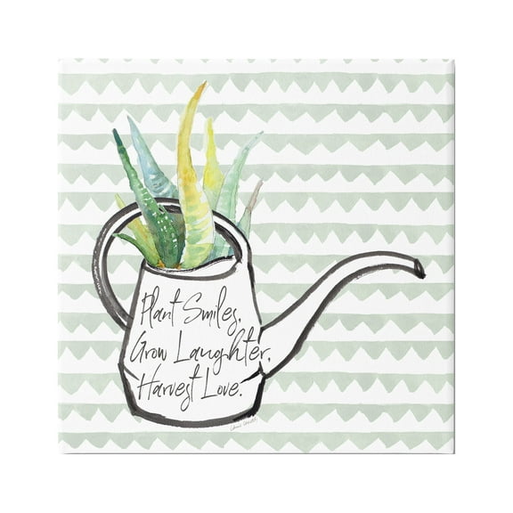 Stupell Industries Uplifting Gardening Quote Graphic Art Gallery Wrapped Canvas Print Wall Art, Design by Lanie Loreth