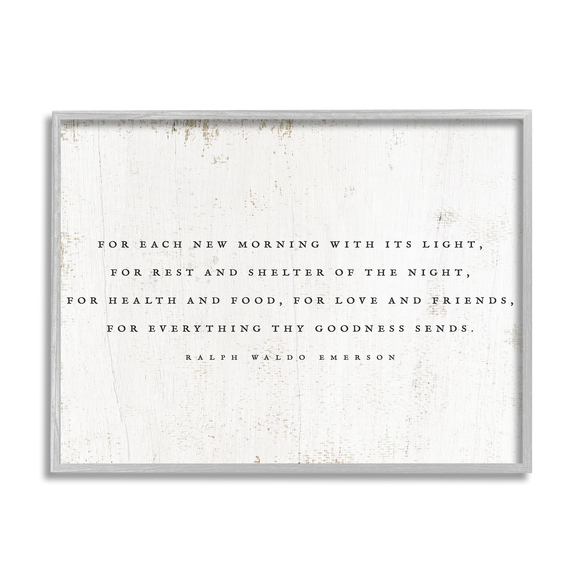 Stupell Industries Uplifting Love & Friends Literature Quote Rustic Pattern Graphic Art Gray Framed Art Print Wall Art, Design by Daphne Polselli