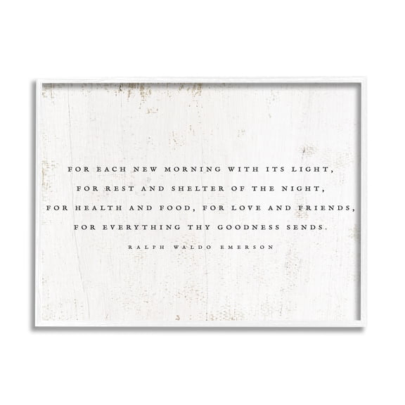 Stupell Industries Uplifting Love & Friends Literature Quote Rustic Pattern Graphic Art White Framed Art Print Wall Art, Design by Daphne Polselli