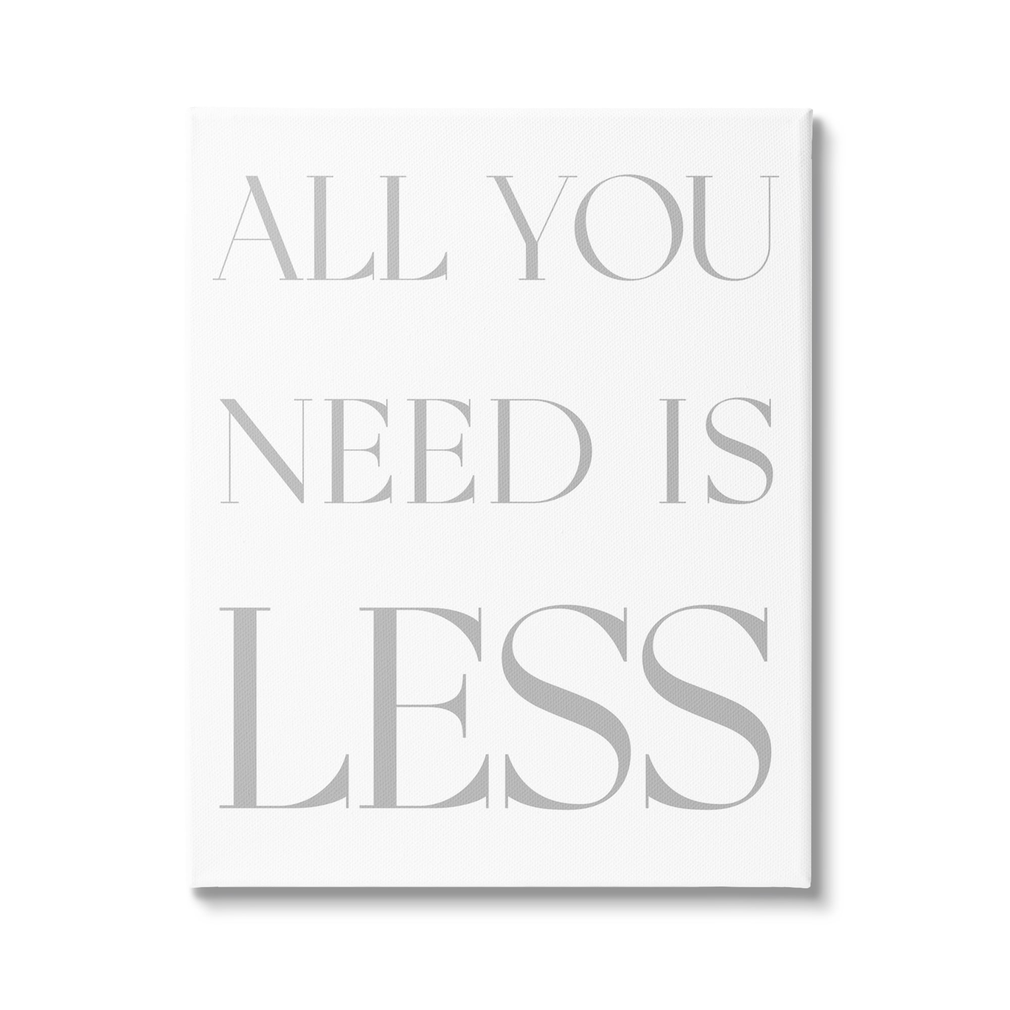 Stupell Industries Uplifting Minimalism Phrase Inspirational Painting Gallery Wrapped Canvas Print Wall Art, 24 x 30