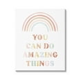 thumbnail image 1 of Stupell Industries Uplifting Pastel Rainbow Quote Graphic Art Gallery Wrapped Canvas Print Wall Art, Design by Daphne Polselli, 1 of 7