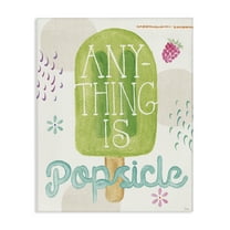 Stupell Industries Uplifting Summer Phrase Food & Beverage Painting Gallery Wrapped Canvas Art Print Wall Art, 16 x 20