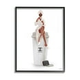 thumbnail image 1 of Stupell Industries Upscale Brand Woman Glam Brunch Coffee Graphic Art Black Framed Art Print Wall Art, Design by Ziwei Li, 1 of 7