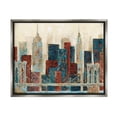 thumbnail image 1 of Stupell Industries Urban City Bridge Architecture Painting Luster Gray Floating Framed Canvas Print Wall Art, Design by Cloverfield & Co., 1 of 6
