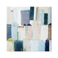 thumbnail image 1 of Stupell Industries Urban City Street Abstract Landscape Painting Blue Beige, 17 x 17, Design by Design Fabrikken, 1 of 6