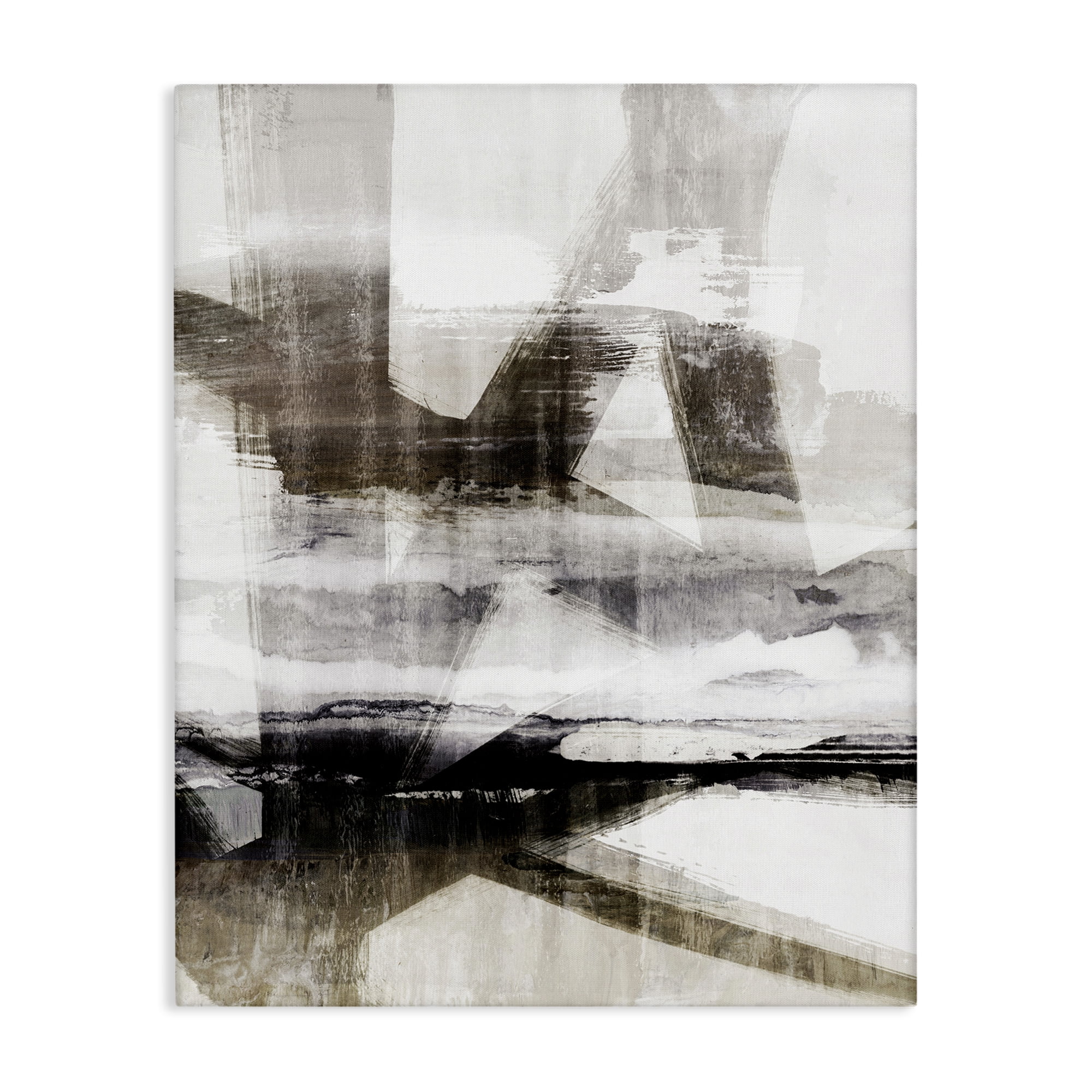 Stupell Industries Urban Complex Abstract Abstract Painting Gallery Wrapped Canvas Art Print Wall Art, 36 x 48