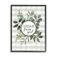 thumbnail image 1 of Stupell Industries Urban Farm Girl Phrase Botanical Branches Soft Plaid, 11 x 14,Design by Cindy Jacobs, 1 of 5