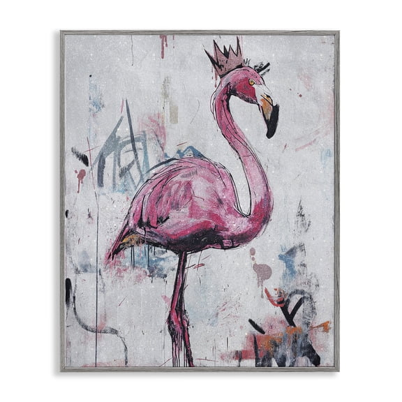 Stupell Industries Eclectic Urban Feather Glow Gray Framed Giclee Art, 24 x 30, by Svetlana Aleynikova