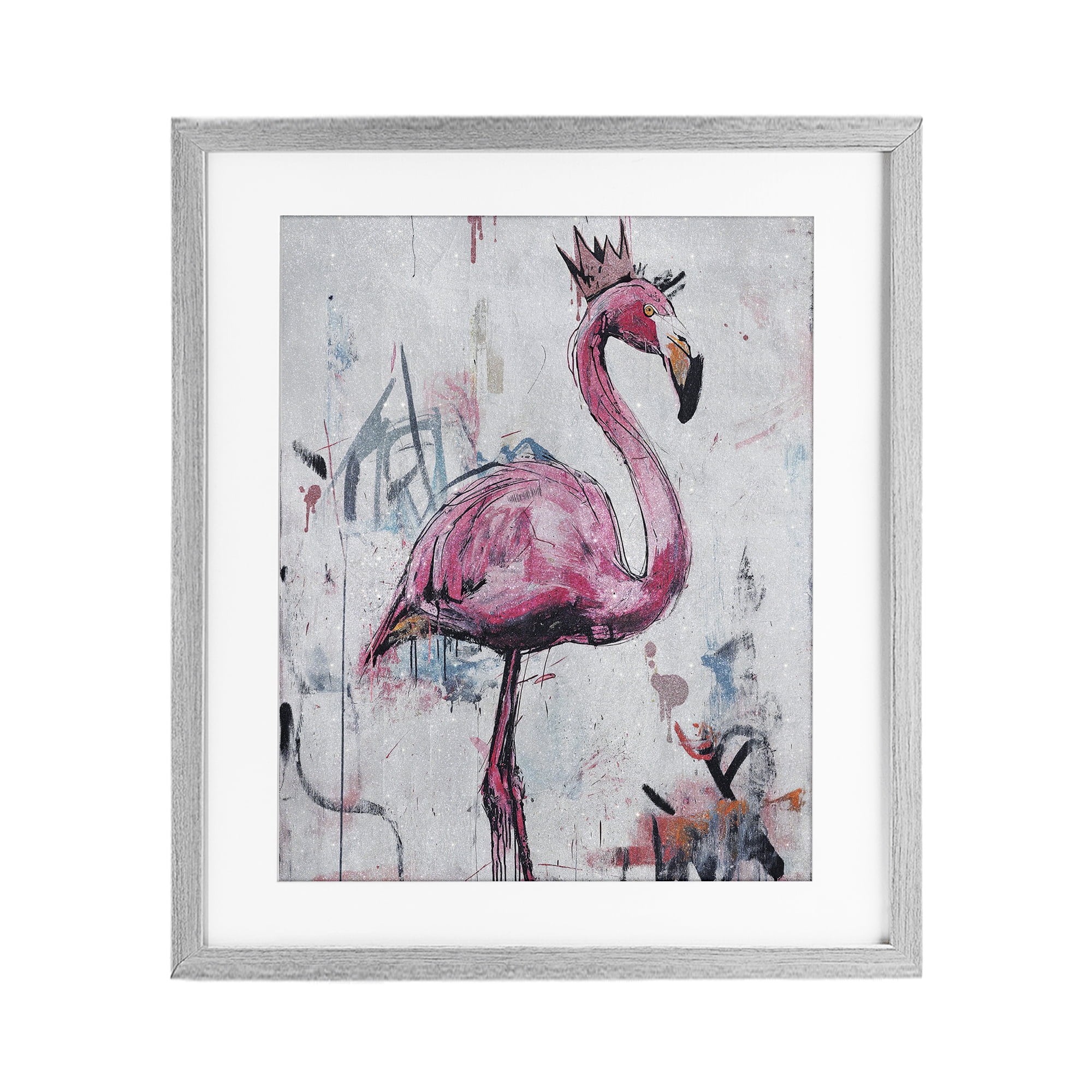Stupell Industries Urban Feather Glow Gray Framed Print Under Glass, design by Svetlana Aleynikova