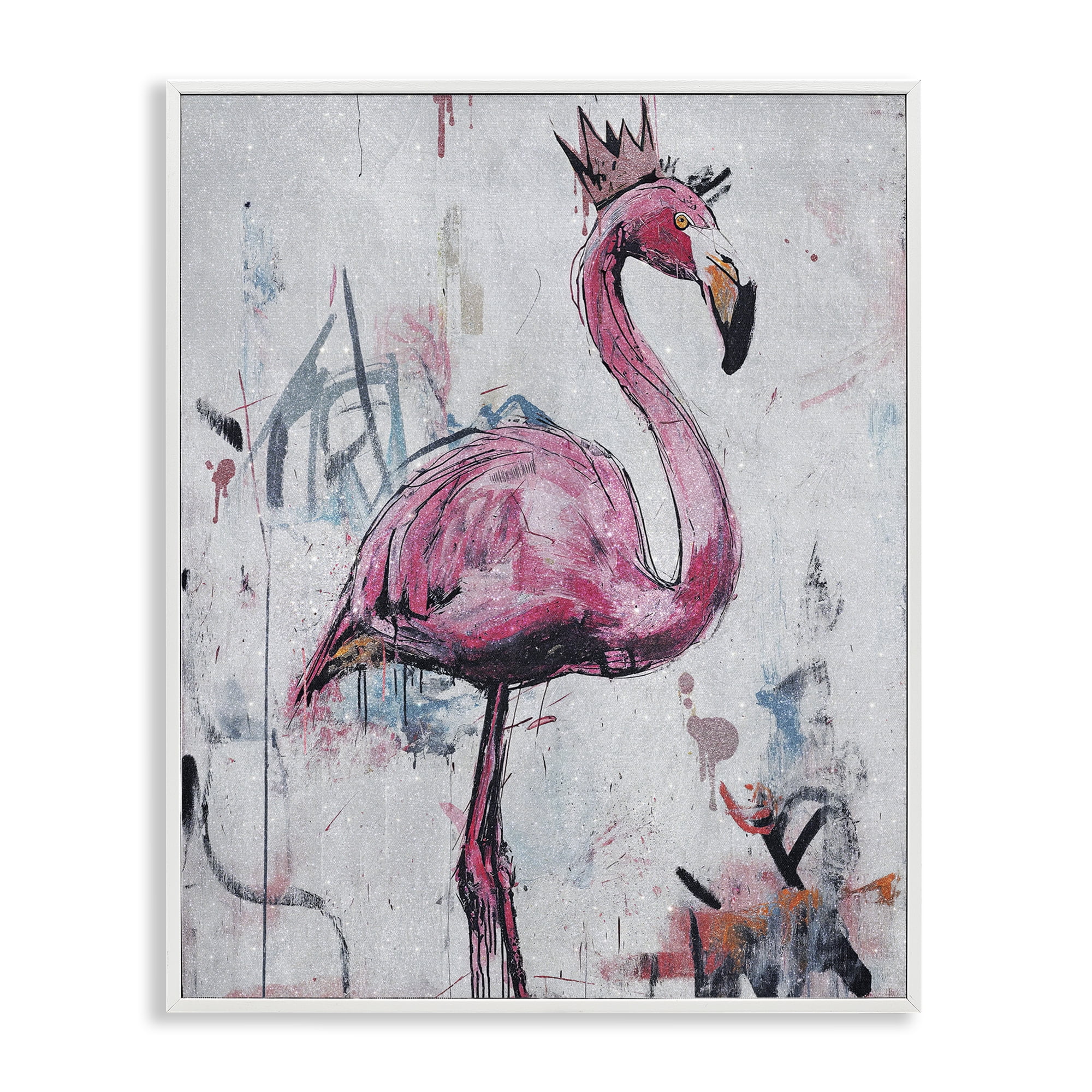 Stupell Industries Urban Feather Glow White Framed Giclee Art, design by Svetlana Aleynikova