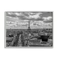 thumbnail image 1 of Stupell Industries Urban France Cityscape Travel & Places Photography Gray Framed Art Print Wall Art, 14 x 11, 1 of 9