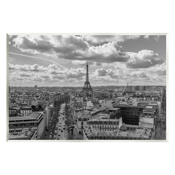 Stupell Industries Urban France Cityscape Travel & Places Photography Unframed Art Print Wall Art, 15 x 10