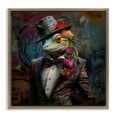 Stupell Industries Urban Graffiti Lizard Animals & Insects Painting