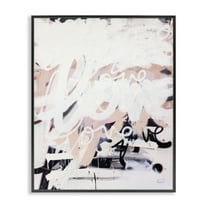 Stupell Industries Urban Graffiti Love Collage Text & Numbers Painting Black Framed Art Print Wall Art, 11 x 14