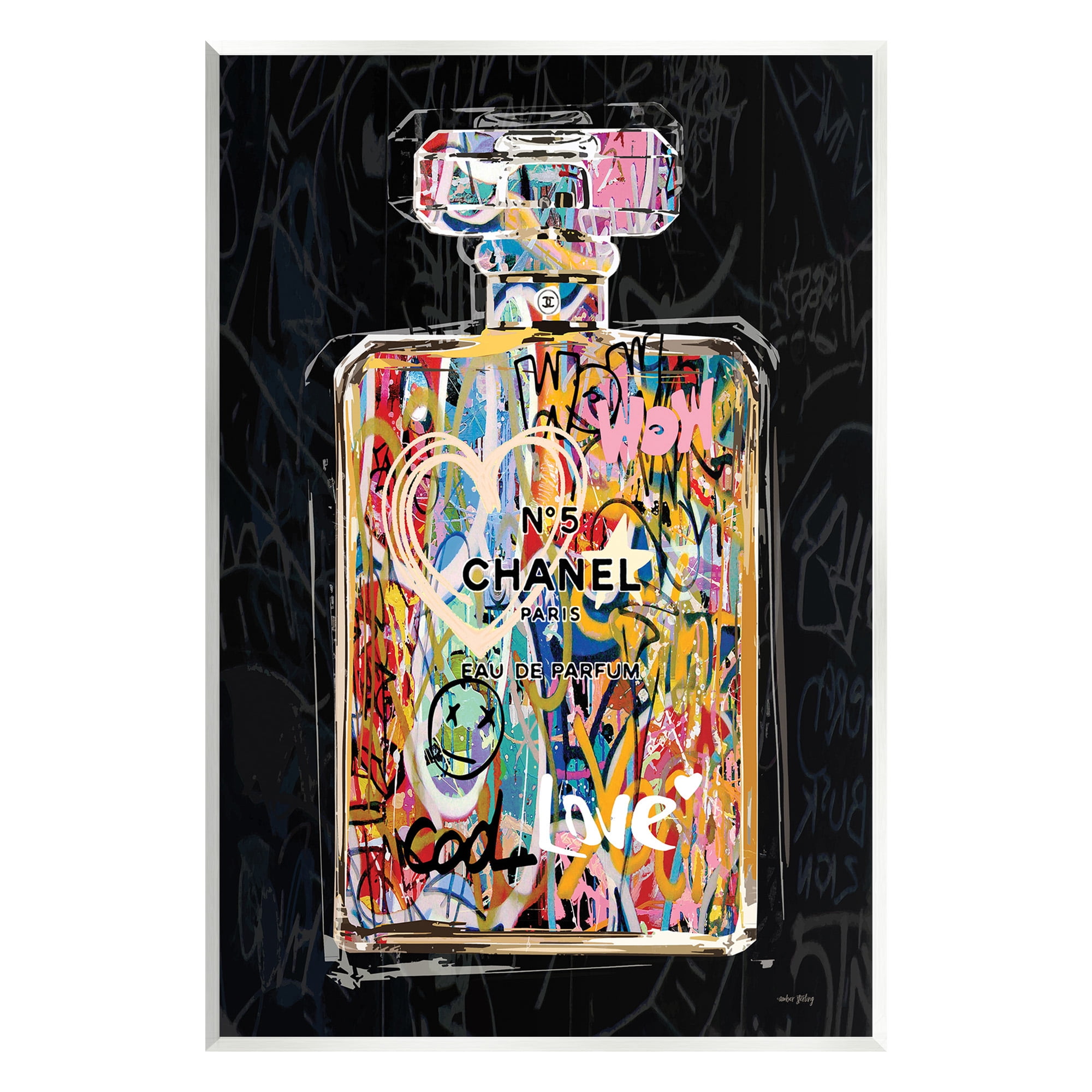 Stupell Industries Urban Graffiti Perfume Beauty & Fashion Painting Unframed Art Print Wall Art, 13 x 19