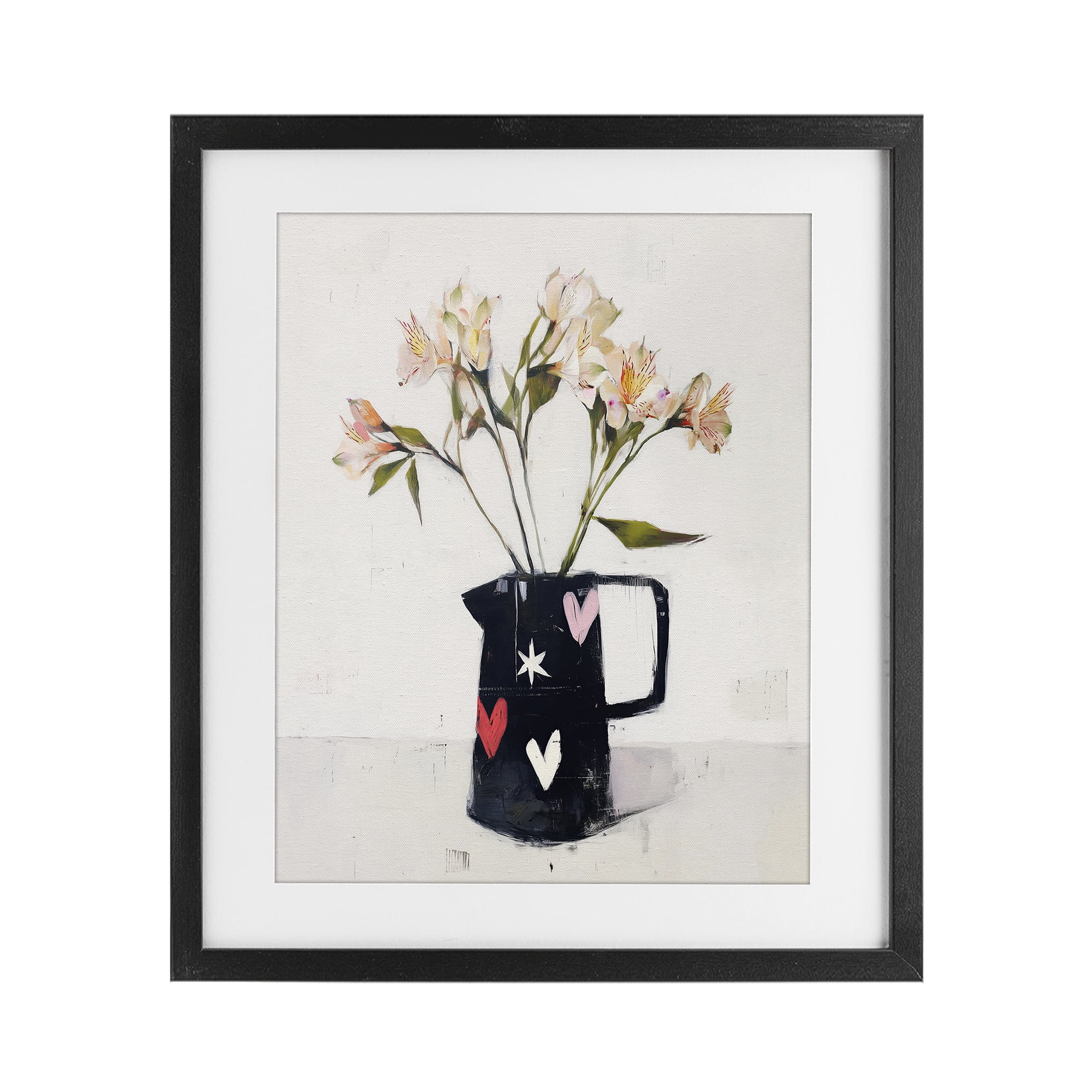 Stupell Industries Urban Mirage of Petals Black Framed Print Under Glass, design by Svetlana Aleynikova