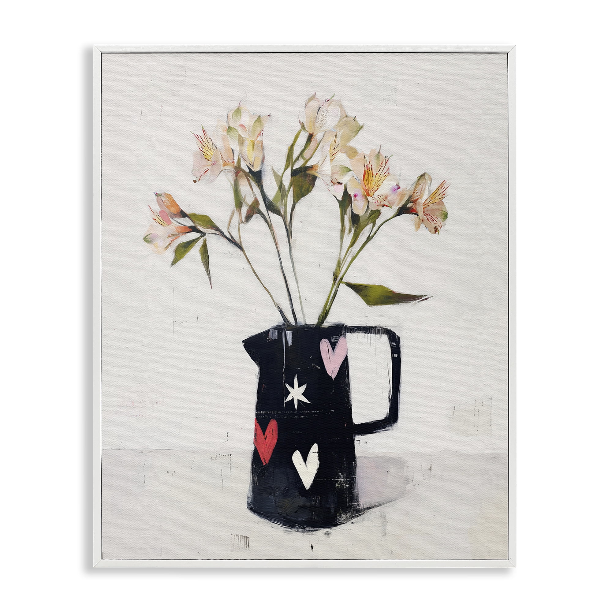 Stupell Industries Urban Mirage of Petals White Framed Giclee Art, design by Svetlana Aleynikova