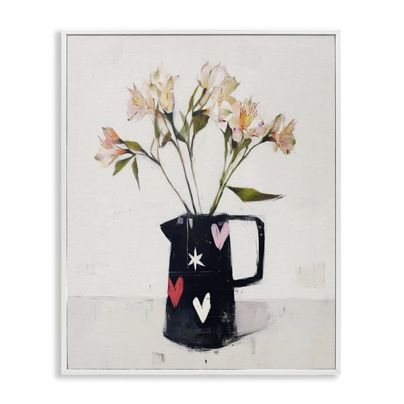 Stupell Industries Farmhouse Urban Mirage of Petals White Framed Giclee Art, 16 x 20, by Svetlana Aleynikova