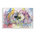 thumbnail image 1 of Stupell Industries Urban One Love Heart Symbol Typography Painting White Framed Art Print Wall Art, 24 x 16, 1 of 10