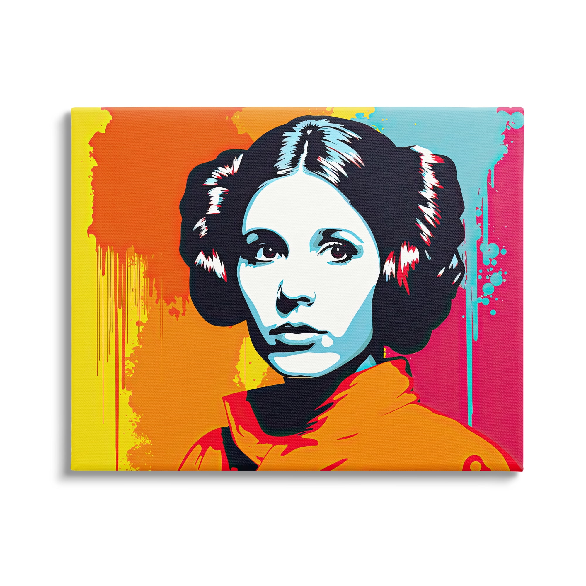 Stupell Industries Urban Pop Sci-Fi Woman Fairy Tales & Fantasy Painting Gallery Wrapped Canvas Art Print Wall Art, 20 x 16