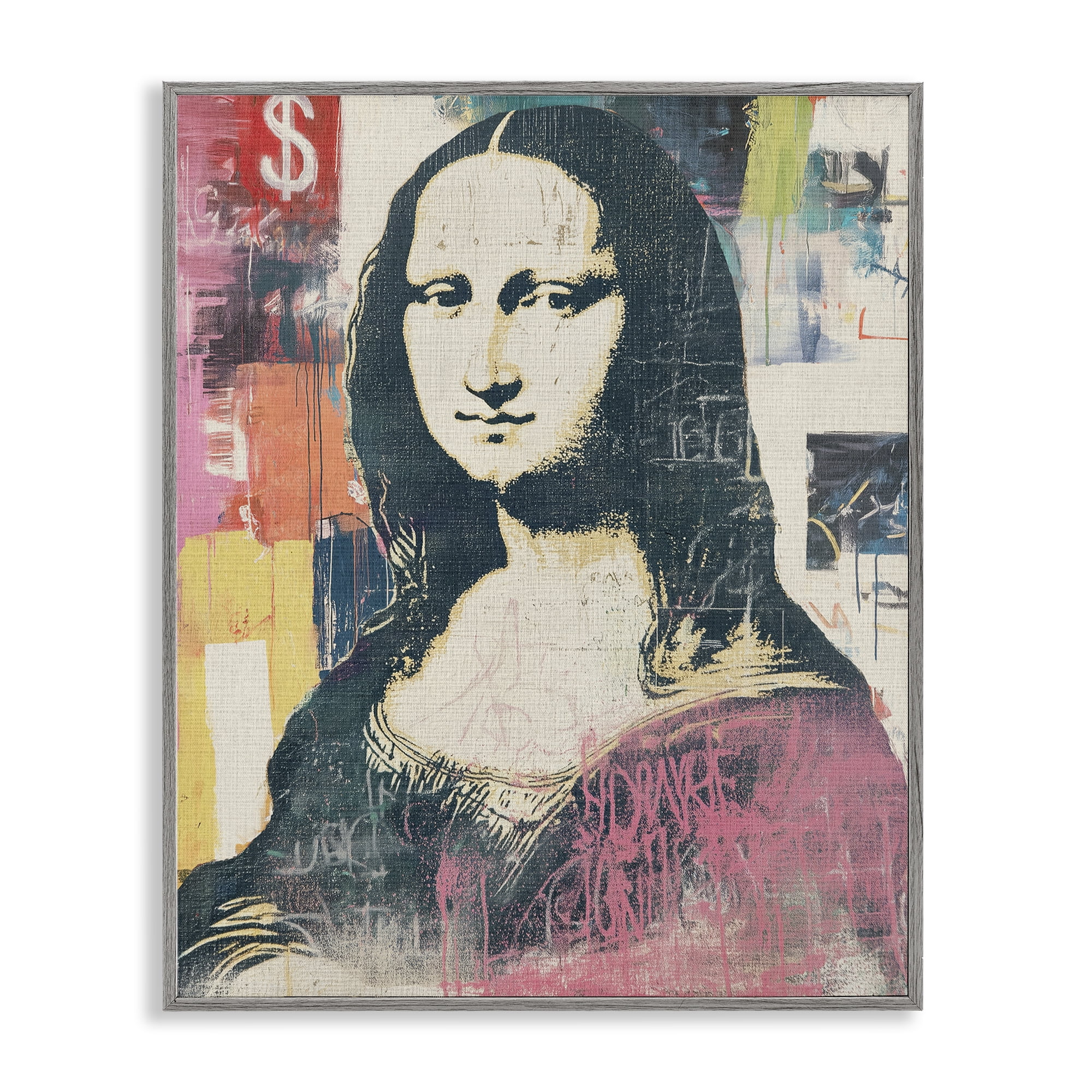 Stupell Industries Urban Renaissance Portrait Gray Framed Giclee Art, design by Svetlana Aleynikova