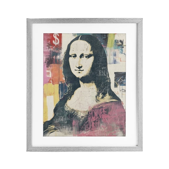 Stupell Industries Urban Renaissance Portrait Gray Framed Print Under Glass, design by Svetlana Aleynikova