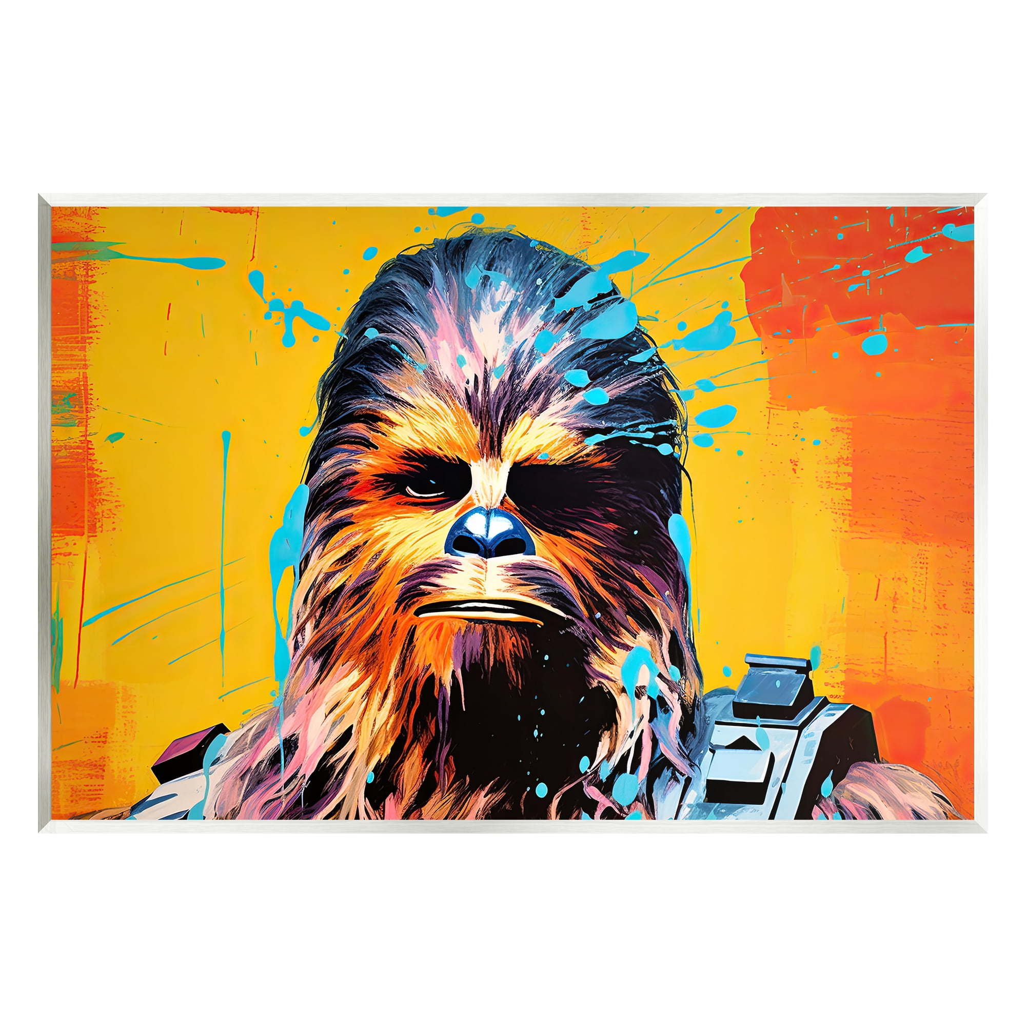 Stupell Industries Urban Splash Sci-Fi Creature Fairy Tales & Fantasy Painting Unframed Art Print Wall Art, 15 x 10