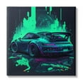 thumbnail image 1 of Stupell Industries Urban Sports Car Neon Graffiti Transportation Painting Gallery Wrapped Canvas Print Wall Art, 1 of 5