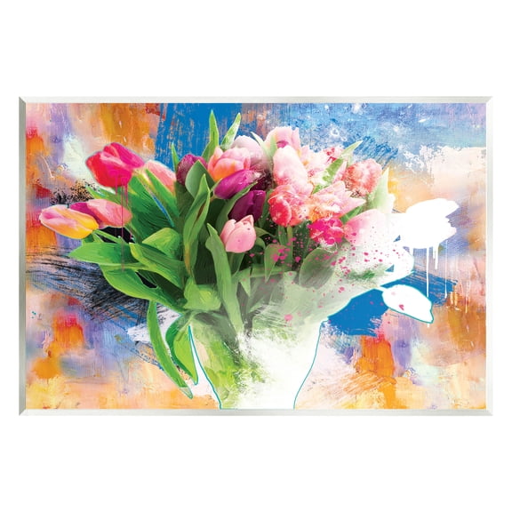 Stupell Industries Urban Spring Bouquet Botanical & Floral Painting Unframed Art Print Wall Art, 15 x 10