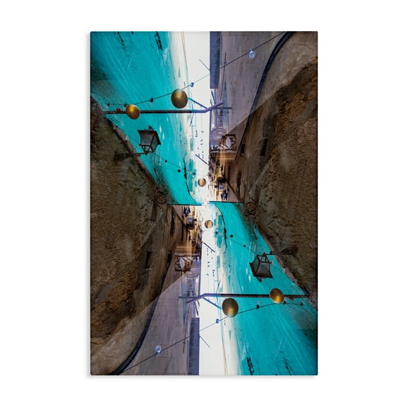 Stupell Industries Urban Surrealist Perspective Canvas Wall Art design by Robin Vandenabeele, 24 x 16