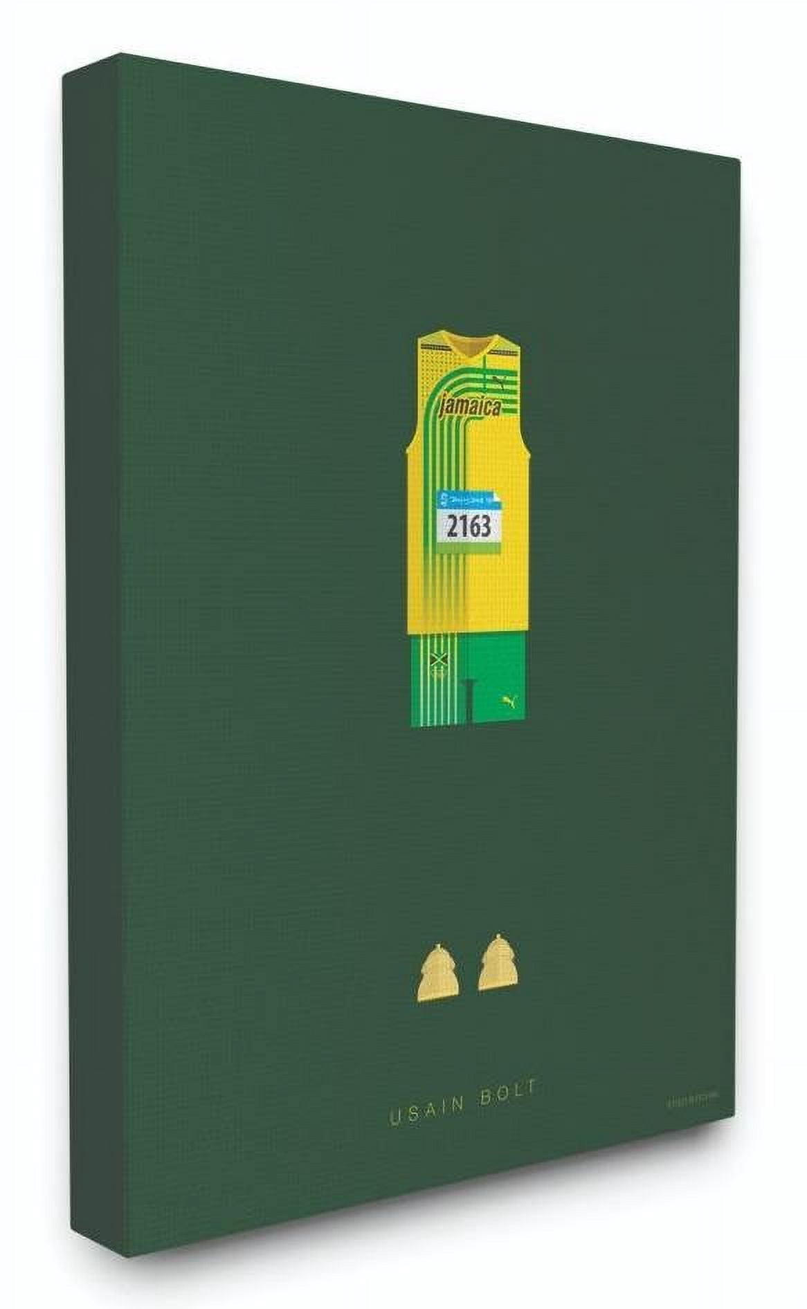 Stupell Industries Usain Bolt Famous People Characters Fashion Design Canvas Wall Art by Fred Birchal