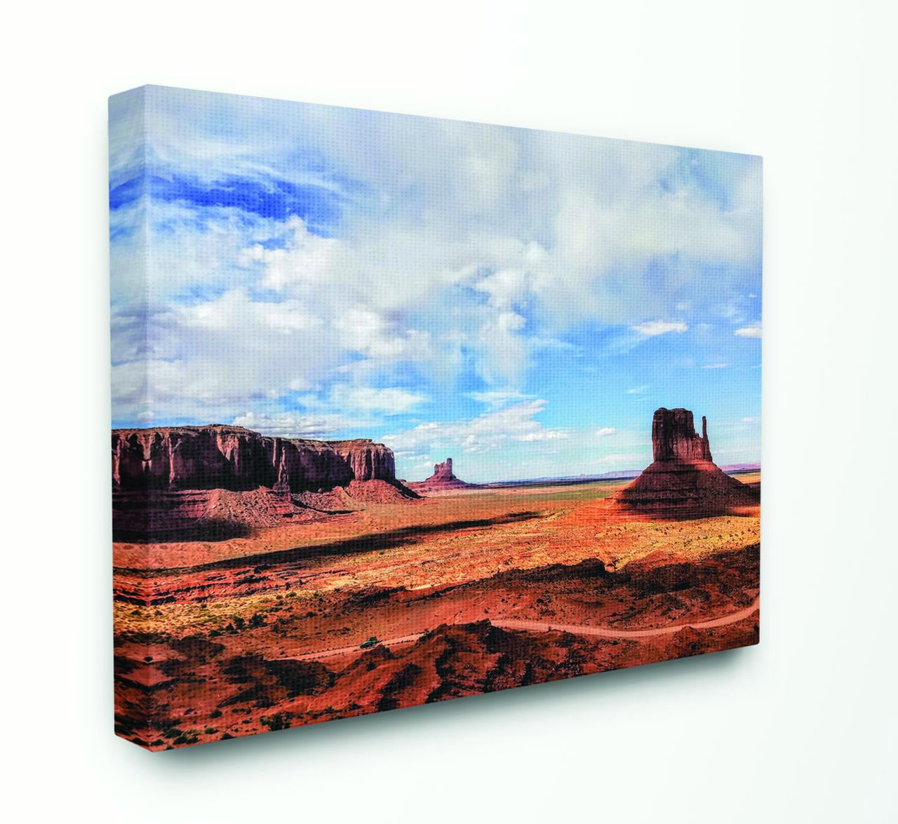 Stupell Industries Utah Monument Valley Desert Landscape Photograph Canvas Wall Art by Joseph Elliott