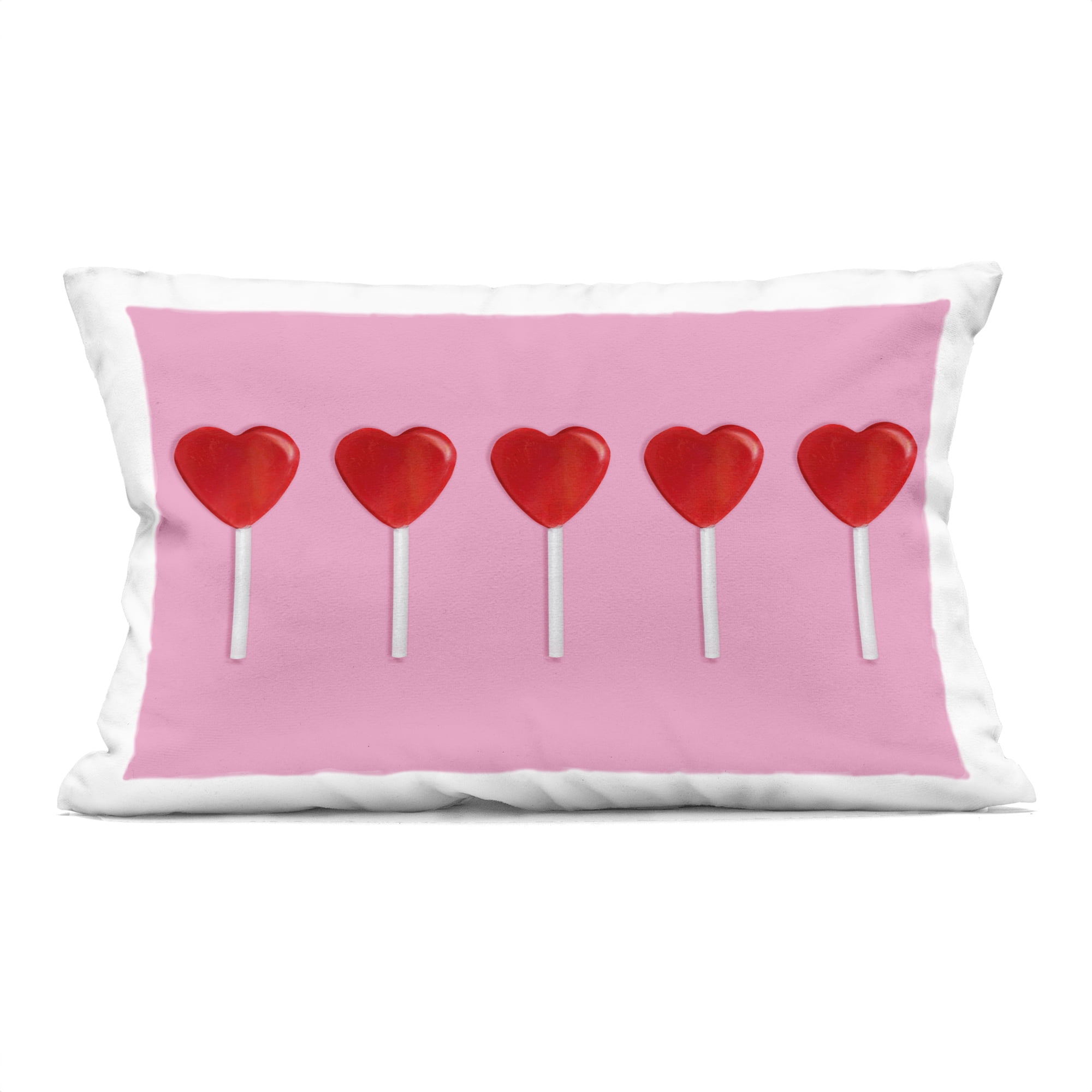 Stupell Industries Valentine's Heart Pops Decorative Printed Throw Pillow, design by LISH Creative