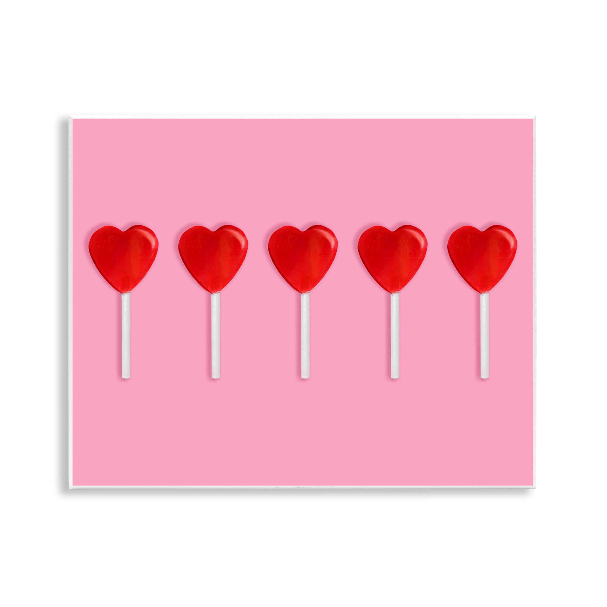 Stupell Industries Valentine's Heart Pops Wall Plaque Art, design by LISH Creative