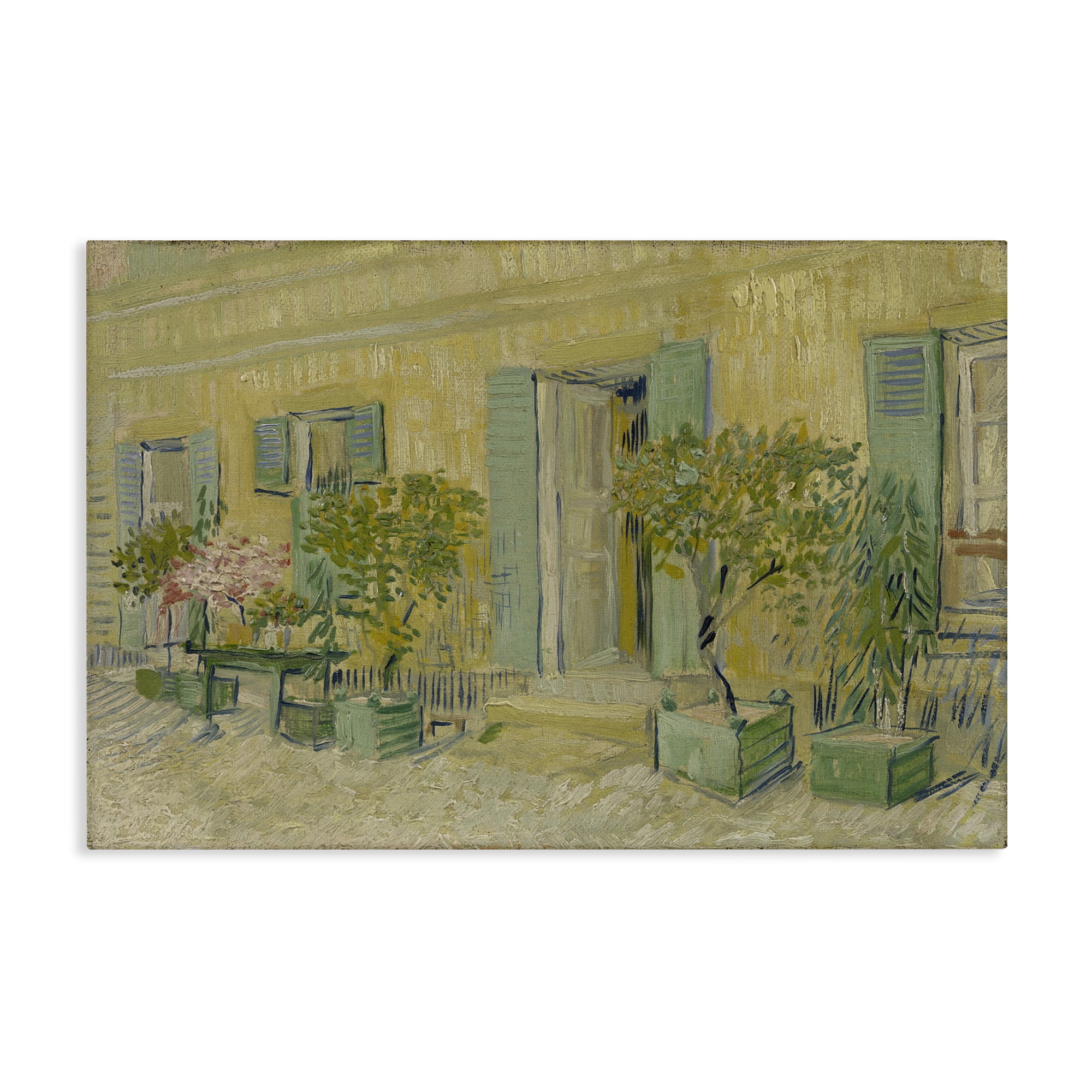 Stupell Industries Van Gogh Classic Restaurant Buildings & Architecture Painting Wrapped Canvas Art Print Wall Art, 45 x 30